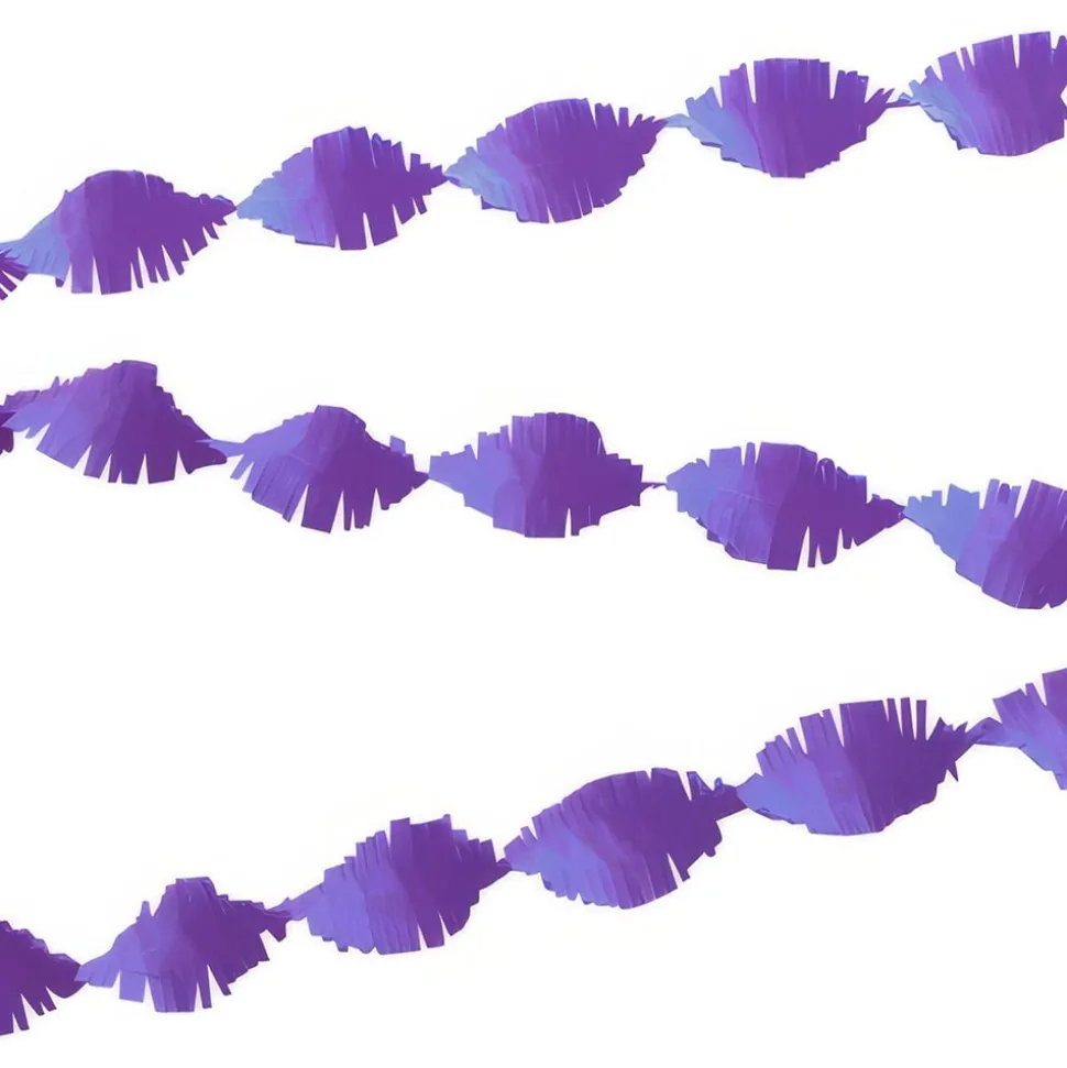 Kräppgirlang Violett