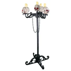 LED Takkrona/Kandelaber med Dödskallar 2in1