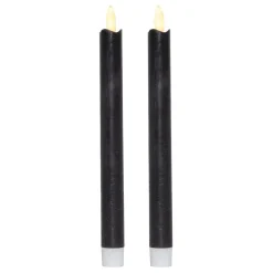 LED Antikljus Långa Rustic Svart