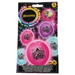 LED-Ballonger Birthday Girl