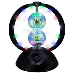 LED Discokulor Roterande Flerfärgad