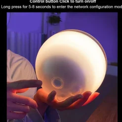 LED-Lampa Rund WiFi