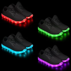 LED Skor för Barn Svart
