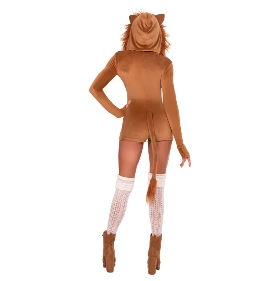 Lejon Jumpsuit Deluxe Maskeraddräkt