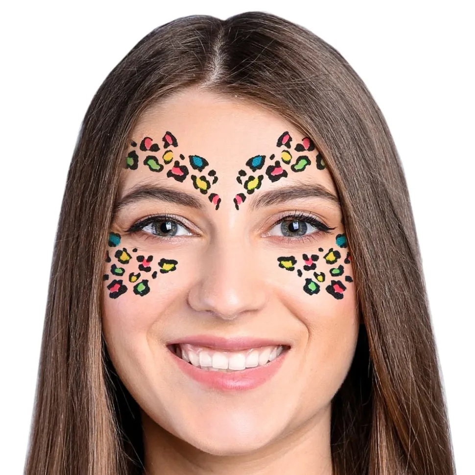 Leopard Glitter Självhäftande Smink