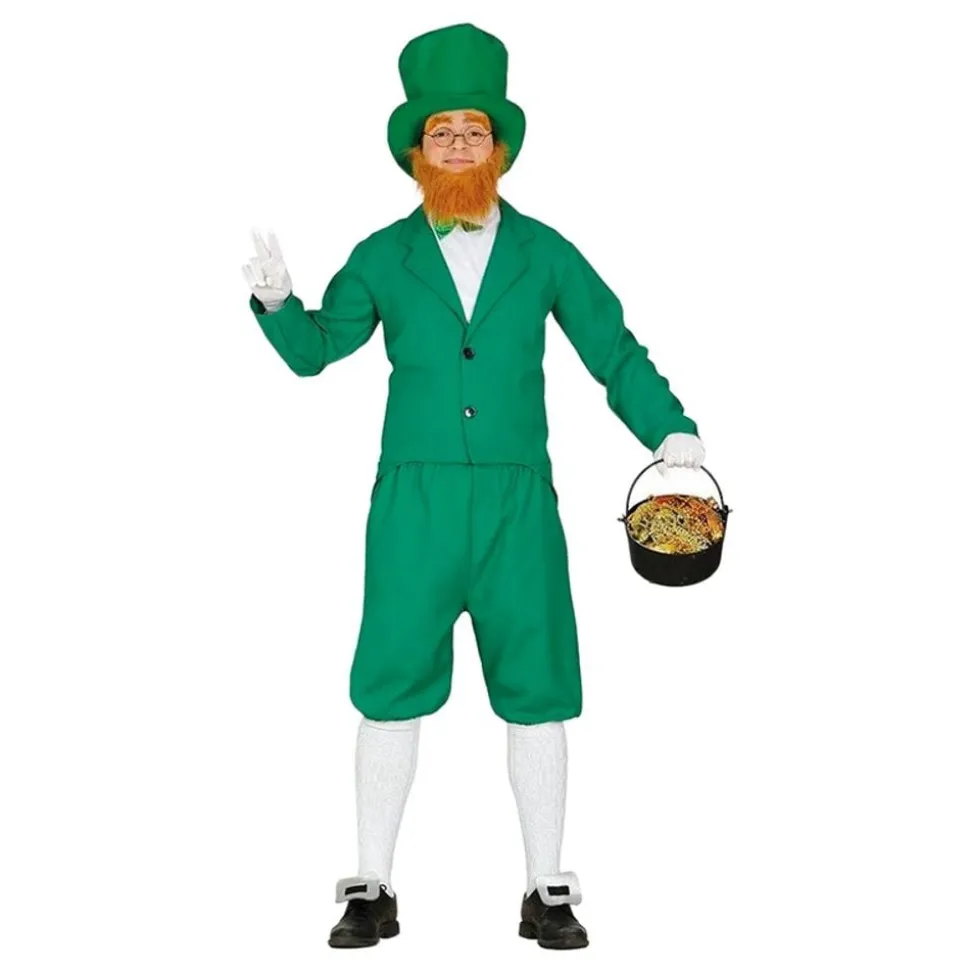 Leprechaun Grön Maskeraddräkt