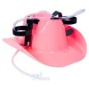 Ölhjälm Cowboy Rosa