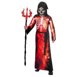 Liemannen med Eldflammor Barn Maskeraddräkt