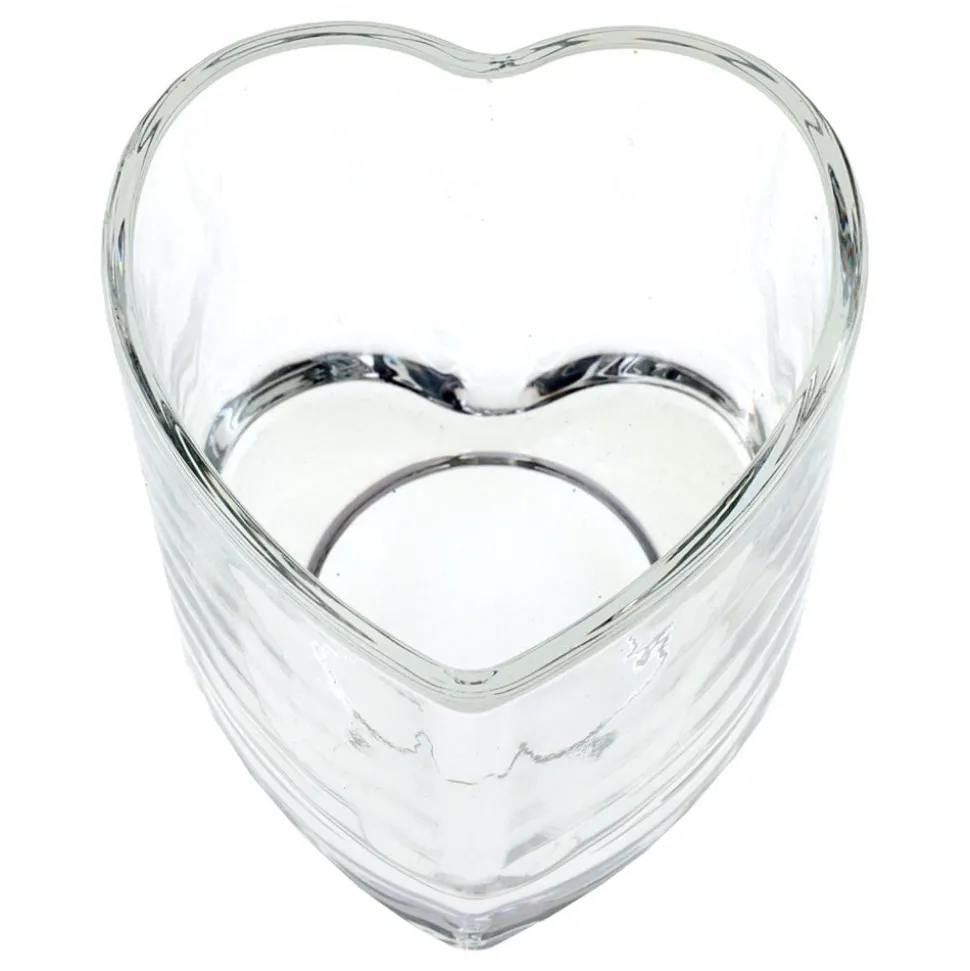 Ljushållare Hjärtformad Transparent