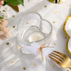 Ljushållare Hjärtformad Transparent