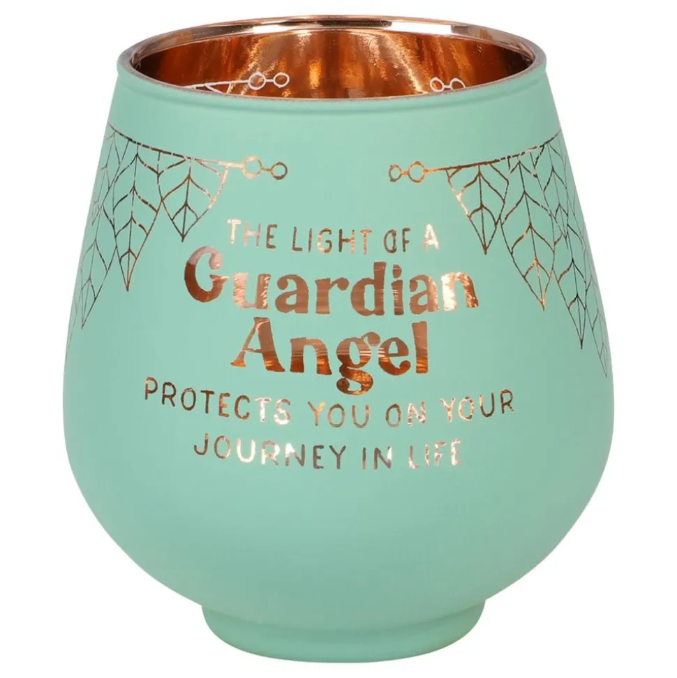 Ljuslykta Spegelglas med Text