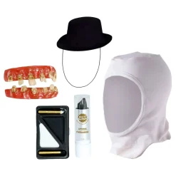 Läskig Clown Kit med Smink