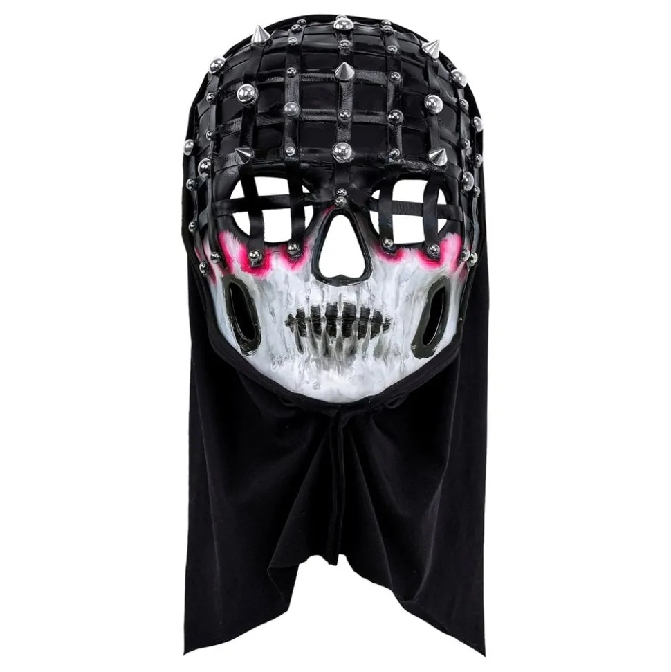 Läskig Mask med Nitar och Huva