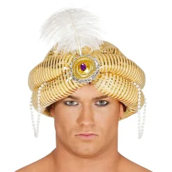 Maharaja Guld med Fjäder