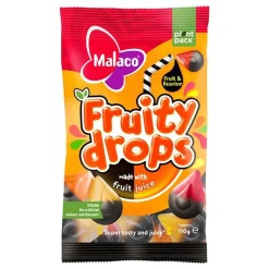 Malaco Fruity Drops Fruit & Licorice