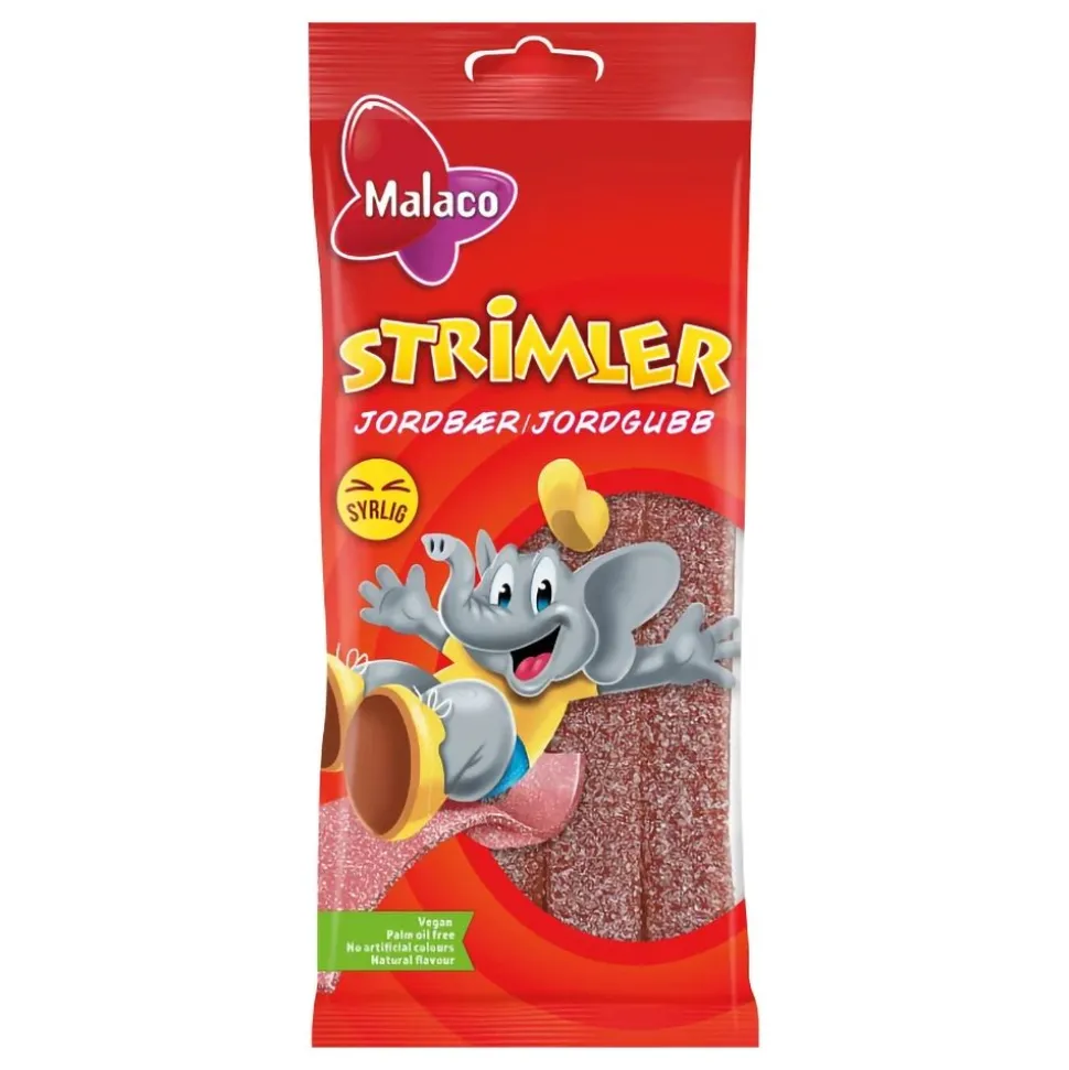 Malaco Strimler Strawberry