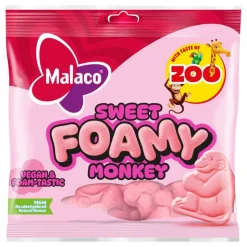 Malaco Zoo Sweet Foamy Monkey Storpack