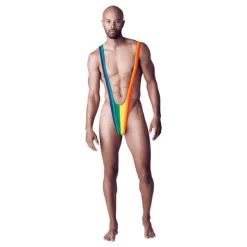 Mankini Regnbågsfärgad