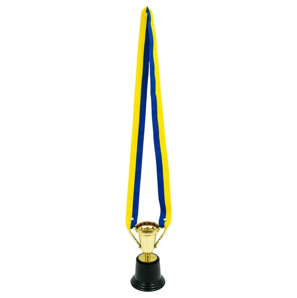 Minipokal Guld med Sverigeband