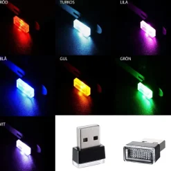 Mini USB LED-Lampa
