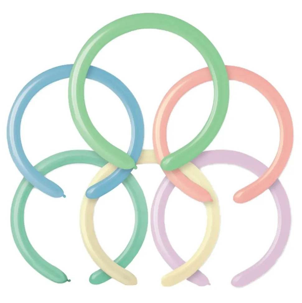 Modellballonger Mixade Pastell