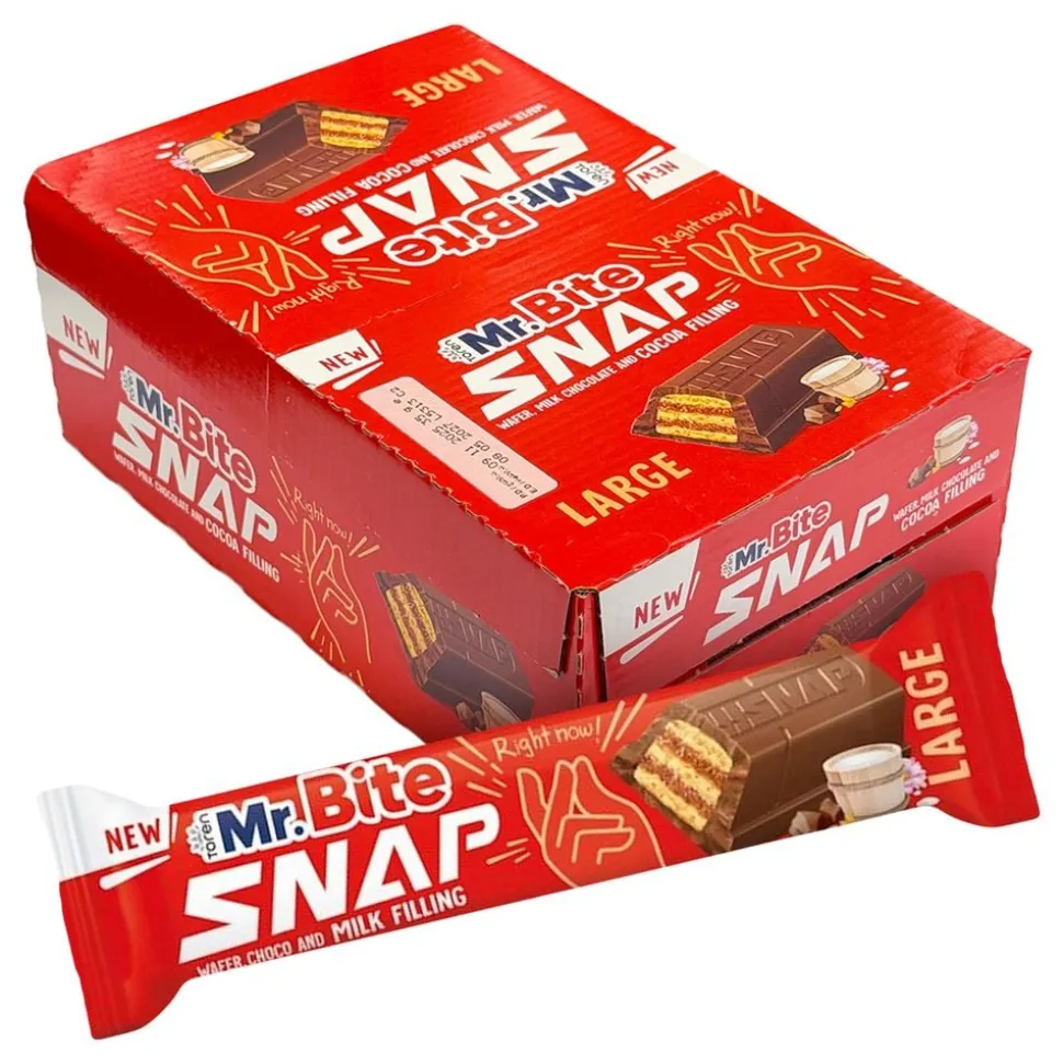 Mr. Bite Snap Mjölkchoklad Storpack