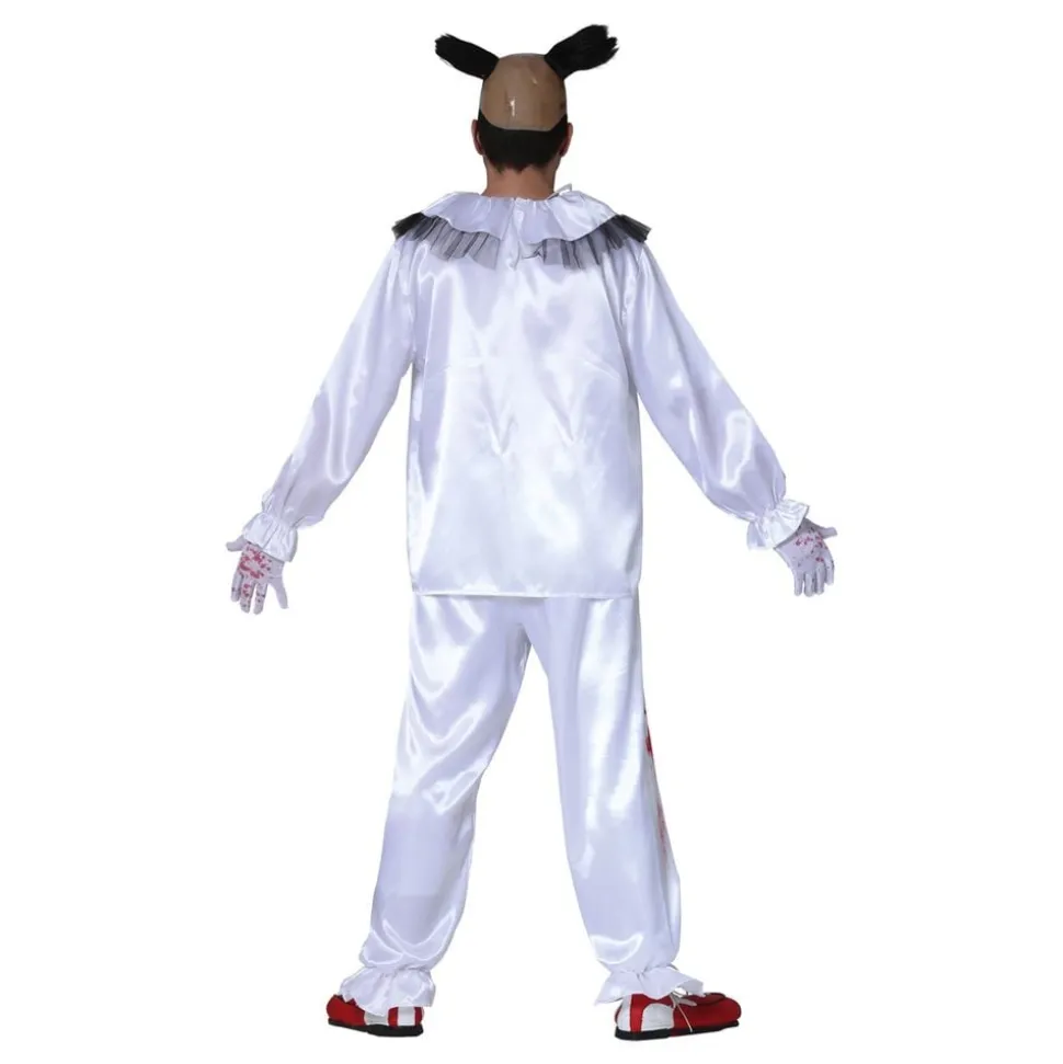 Mördarclown Vit Maskeraddräkt