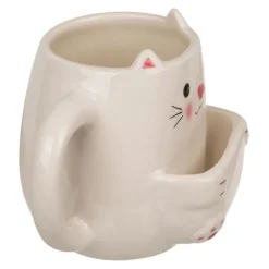Mugg Katt Med Kakhållare