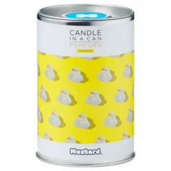 Mustard Candle In A Can Popcorn