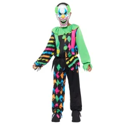 Neon Clown Barn Maskeraddräkt