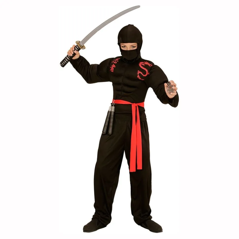 Ninja med Muskler Barn Maskeraddräkt