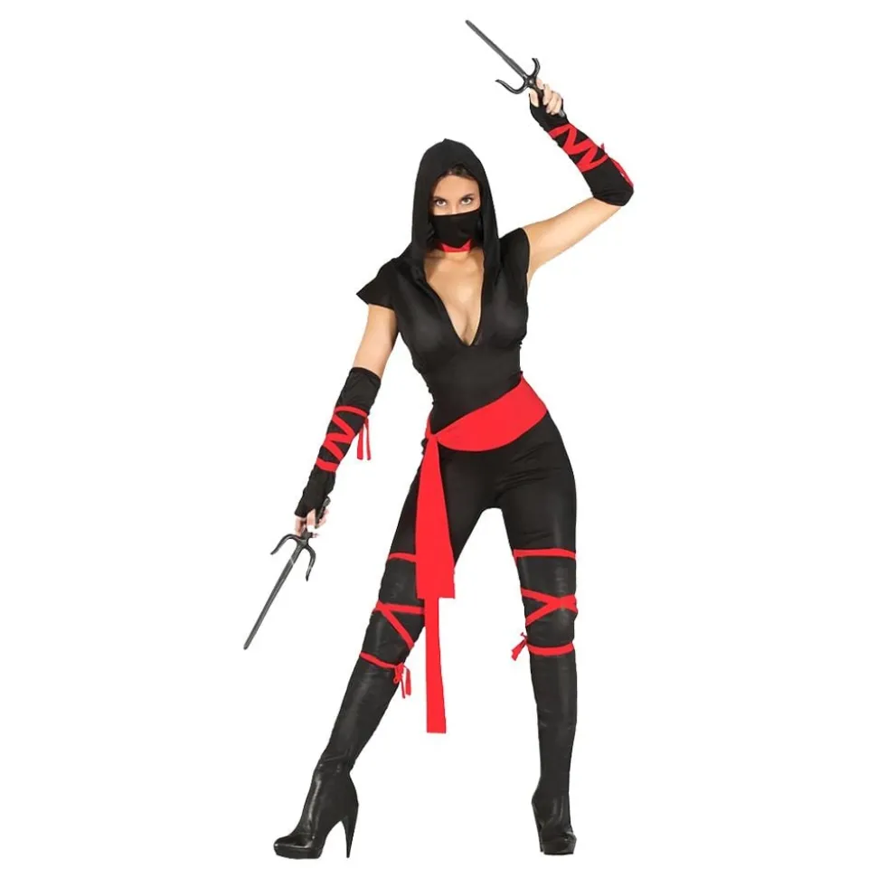Ninjatjej Budget Maskeraddräkt