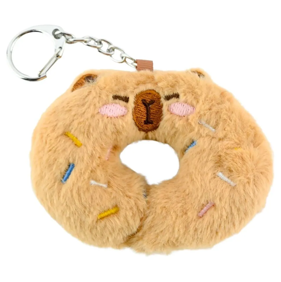 Nyckelring Capybara Donut
