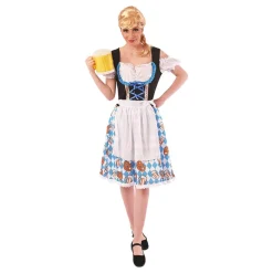 Oktoberfest Klänning Blå Maskeraddräkt