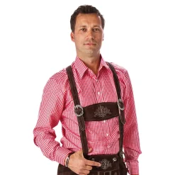 Oktoberfest Skjorta Röd