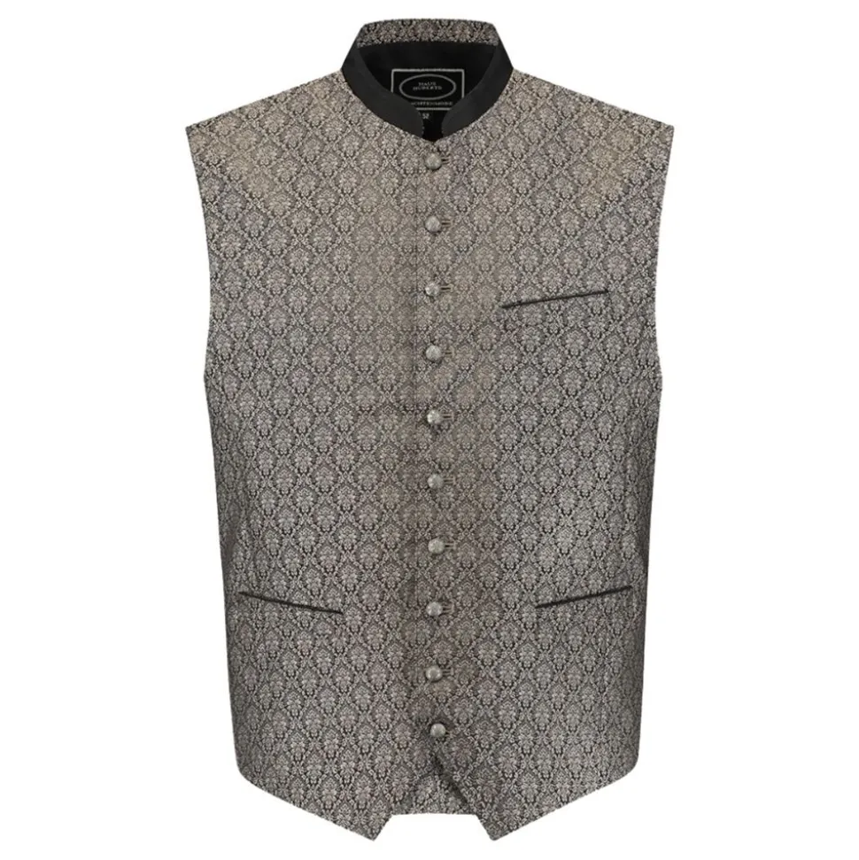Oktoberfest Väst Jacquard Grå