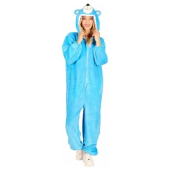 Onesie Blå Björn Maskeraddräkt