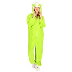 Onesie Grön Björn Maskeraddräkt