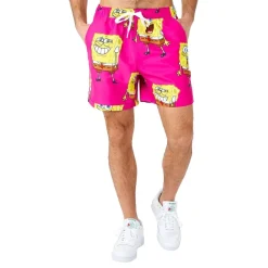 OppoSuits Svampbob Fyrkant Pink Shorts Kostym