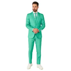 OppoSuits Trendy Turquoise Kostym
