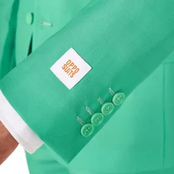 OppoSuits Trendy Turquoise Kostym