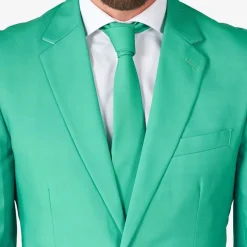 OppoSuits Trendy Turquoise Kostym