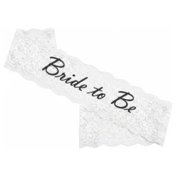 Ordensband Bride to Be i Spets