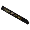 Ordensband Happy 50th Birthday Svart/Guld