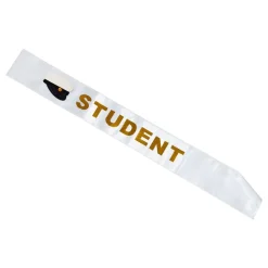 Ordensband Student Guld Metallic