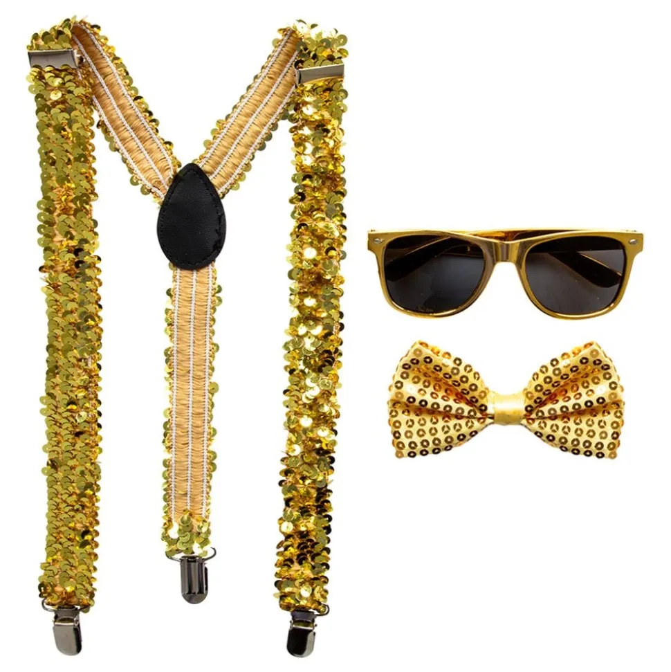 Paljetthängslen Guld Kit