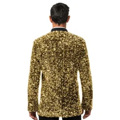 Paljettkavaj Herr Guld