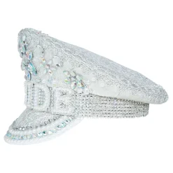 Paljettkeps Bride med Pärlor