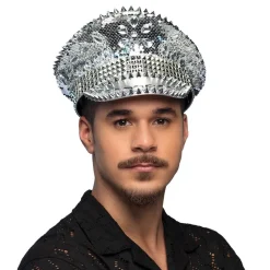 Paljettkeps med Nitar Silver