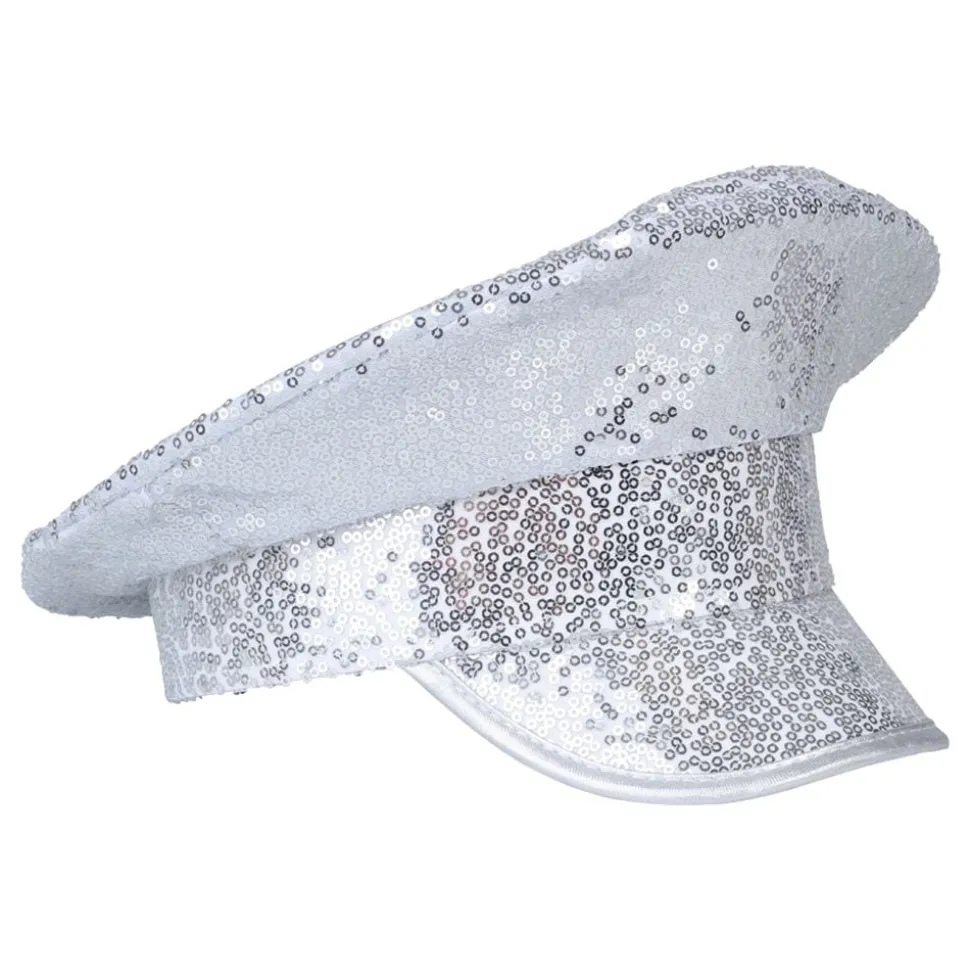 Paljettkeps Silver